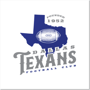 Dallas Texans Football Posters and Art